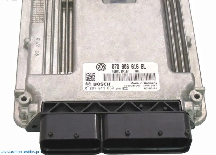 VOLKSWAGEN TOUAREG I CENTRALITA MOTOR 070906016BL 0281011859