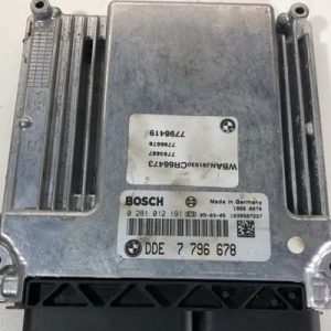 BMW 5 E60 E61 CENTRALITA MOTOR 0281012191 7796678