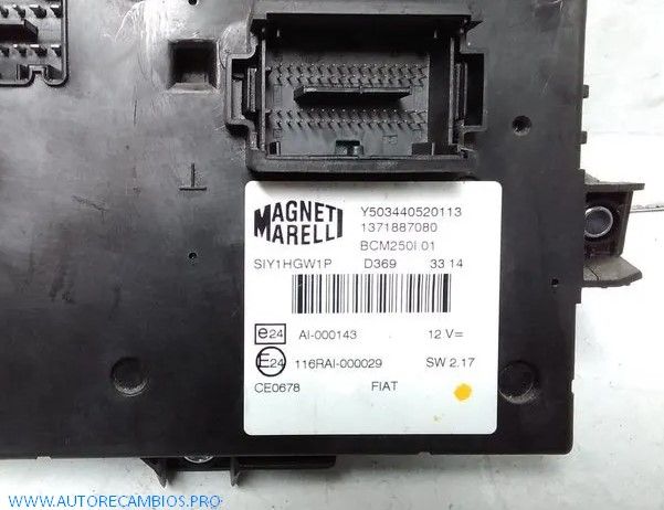 CAJA RELES FUSIBLES CITROEN JUMPER Y503440520113 1371887080