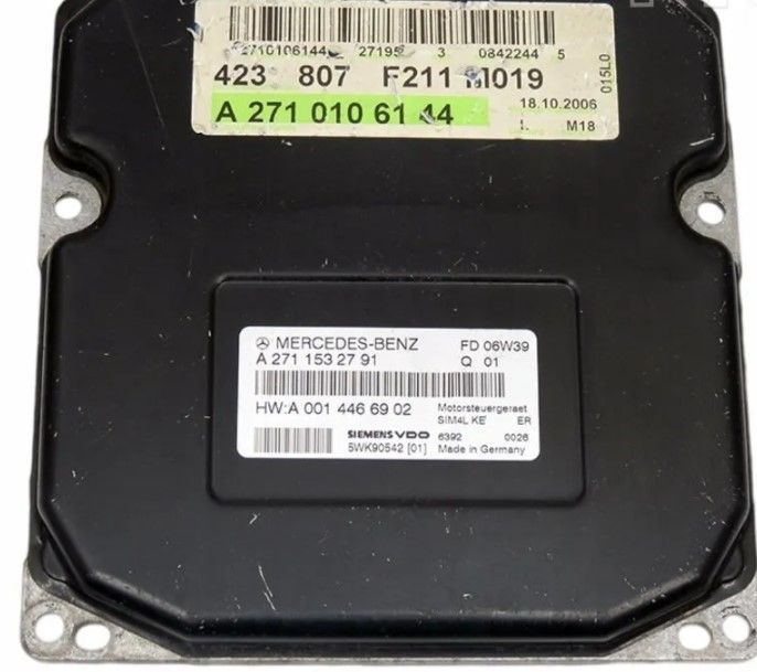 MERCEDES-BENZ E W211 CENTRALITA MOTOR A2711532791 A2710106144