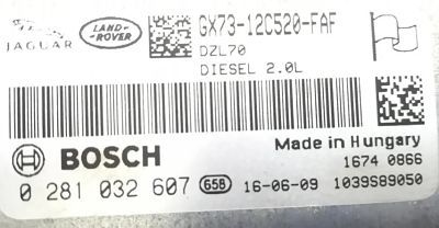 JAGUAR XF CENTRALITA MOTOR GX7312C520FAF 0281032607 1039S89050 - Imagen 2