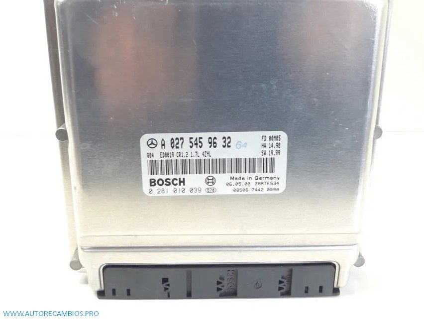 CENTRALITA MOTOR UCE MERCEDES CLASE A A0275459632
