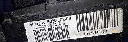 Caja de fusibles Peugeot 407 9656086180 S118983002 I S118983002I BSM-L02-00 - Imagen 2
