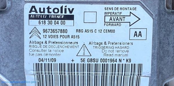 Centralita Airbag Citroen Xsara Picasso 618300400 965911980 AB