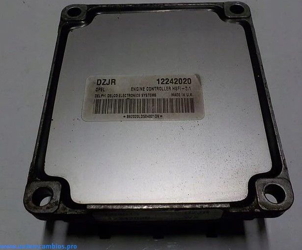 Centralita del motor Opel Astra Vectra Zafira 12242020 DZJR HSFI-2.1