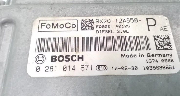 LAND ROVER DISCOVERY CENTRALITA MOTOR 9X2Q12A650P EQ9GEA0105 0281014671