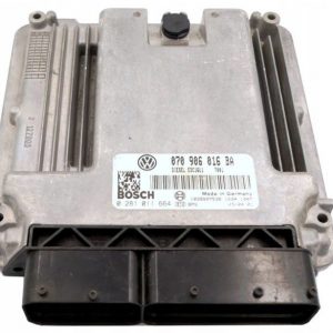 VOLKSWAGEN TRANSPORTER - CARAVELLE T5 CENTRALITA DEL MOTOR 070906016BA 0281011664