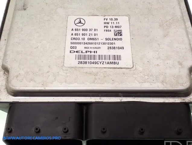 CENTRALITA MOTOR UCE MERCEDES CLASE E A6519003701 A6519012101