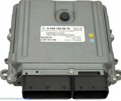Centralita del motor Mercedes Vito Viano 0281013786 A6461500878