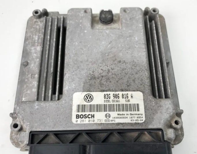 VOLKSWAGEN TOURAN I UNIDAD DE CONTROL CENTRALITA MOTOR 03G906016A 0281010731