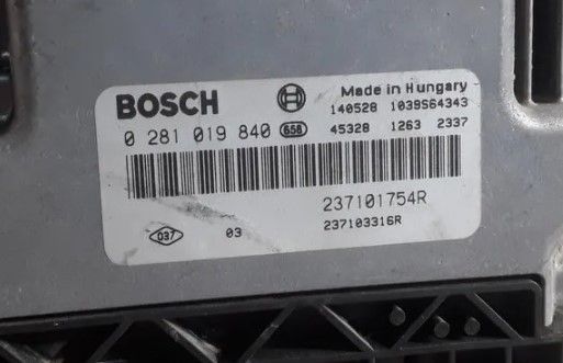 RENAULT TRAFIC II (X83) CENTRALITA MOTOR 0281019840 237101754R 237103316R