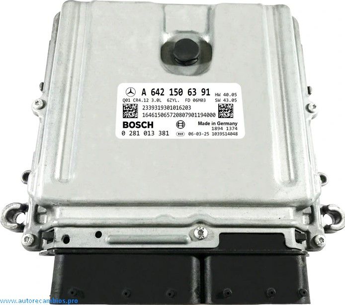 Centralita del motor Mercedes Clase ML W164 0281013381 A6421506391