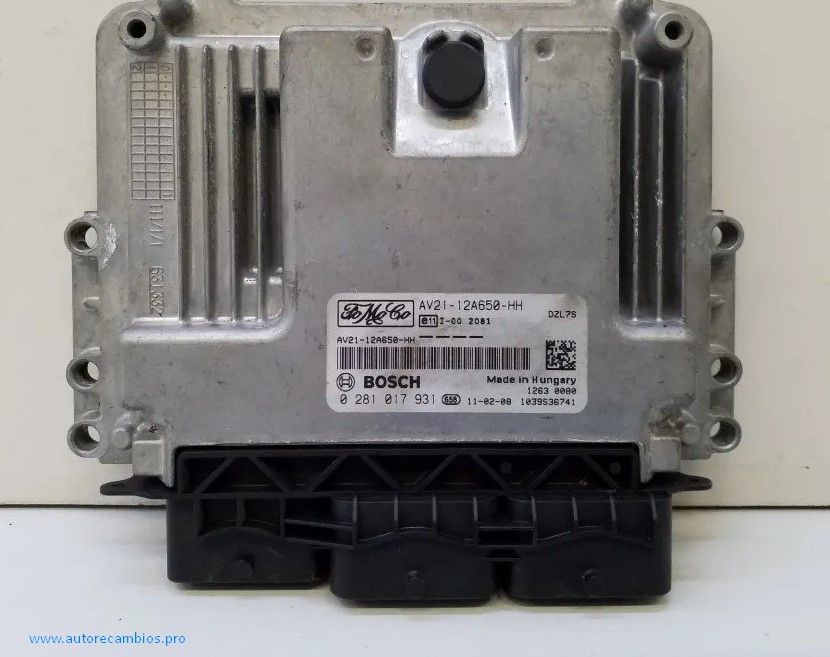 CENTRALITA MOTOR UCE FORD FIESTA AV2112A650HH AV2112A650 0281017931