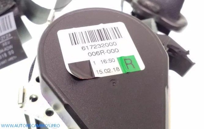 CINTURÓN DE SEGURIDAD DELANTERO FORD FOCUS BM5161294ADW, 617231800 - Imagen 3