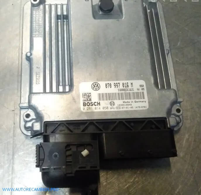 Volkswagen transporter - controlador de motor ecu caravelle t5 0281014050 070997016m