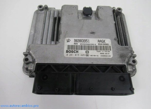 Centralita del motor Chevrolet Cruze 0281015445 96983951 AAGK 96950821